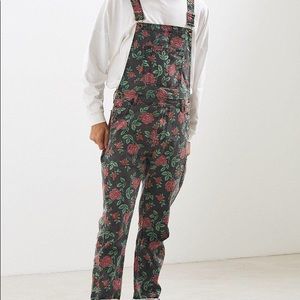 Men’s Floral Overalls from Urban Outfitters